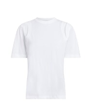 CALVIN KLEIN CK T-shirt à manches courtes découpé blanc brillant - T-shirt - 4