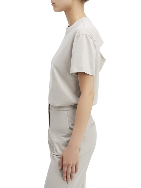 CK T-shirt à manches courtes avec dos découpé galets de sable - T-shirt