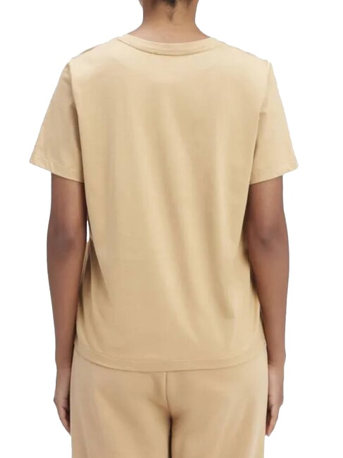 CK T-shirt à manches courtes et col ras du cou café glacé - T-shirt