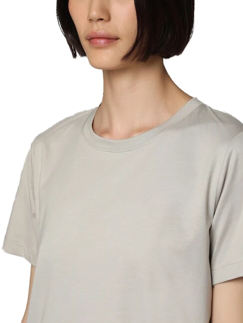 CK T-shirt à manches courtes et col ras du cou galets de sable - T-shirt