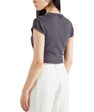 CALVIN KLEIN CK JEANS T-shirt court à manches courtes noir lavé - T-shirt - 2