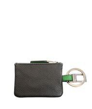 PIQUADRO SPLASH  Porte-cl&eacute;s en cuir NOIR / VERT - Porte-cl&eacute;s - 2