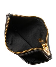 LOVE MOSCHINO LOCKED IN GOLD  Porte-monnaie Noir - Portefeuilles Femme - 3