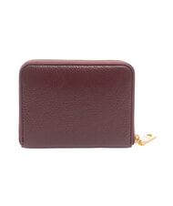 LOVE MOSCHINO LOCKED IN GOLD  Petit portefeuille zipp&eacute; vin - Portefeuilles Femme - 3