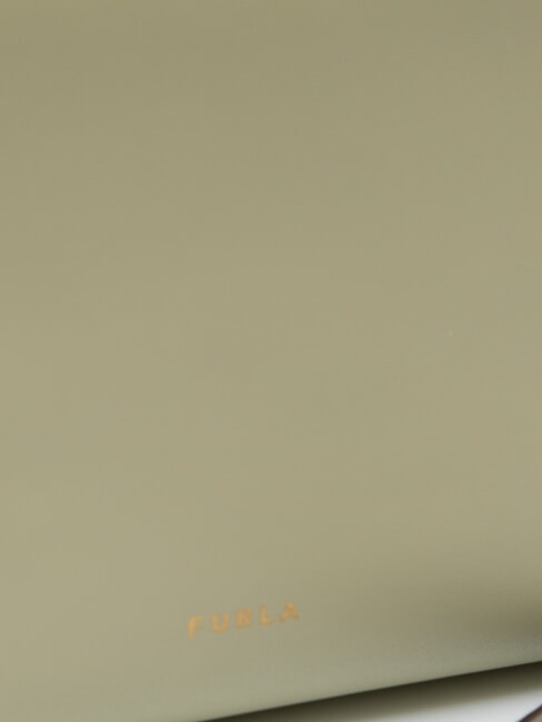 NUVOLA Mini sac porté épaule en cuir sauge légère - Sacs pour Femme