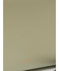 FURLA NUVOLA Mini sac porté épaule en cuir sauge légère - Sacs pour Femme - 3