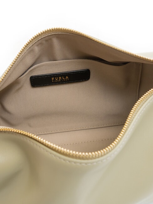 NUVOLA Mini sac porté épaule en cuir sauge légère - Sacs pour Femme