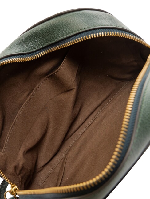 DOMITILLA  La beauté du cuir malachite de couleur or - Trousses