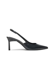 CALVIN KLEIN CK Escarpins à bride arrière en cuir - Chaussures Femme
