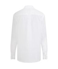 CALVIN KLEIN CK Chemise &agrave; manches longues coupe d&eacute;contract&eacute;e blanc brillant - Chemises - 5