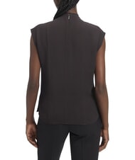 CALVIN KLEIN CK Chemisier en viscose &agrave; manches courtes - Chemises