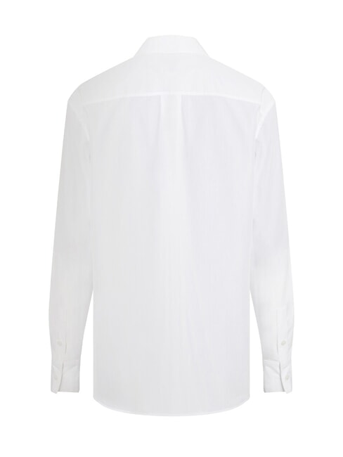 CK Chemise &agrave; manches longues coupe d&eacute;contract&eacute;e blanc brillant - Chemises