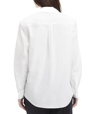 CALVIN KLEIN CK Chemise à manches longues coupe décontractée blanc brillant - Chemises - 2