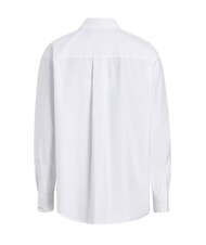 CALVIN KLEIN CK Chemise &agrave; manches longues coupe d&eacute;contract&eacute;e blanc brillant - Chemises - 5
