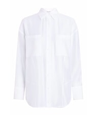 CALVIN KLEIN CK Chemise transparente à découpes surdimensionnées blanc brillant - Chemises - 4