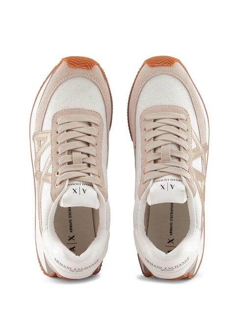 ROYALE SUEDE AIR MESH Baskets sable + or p&acirc;le - Chaussures Femme