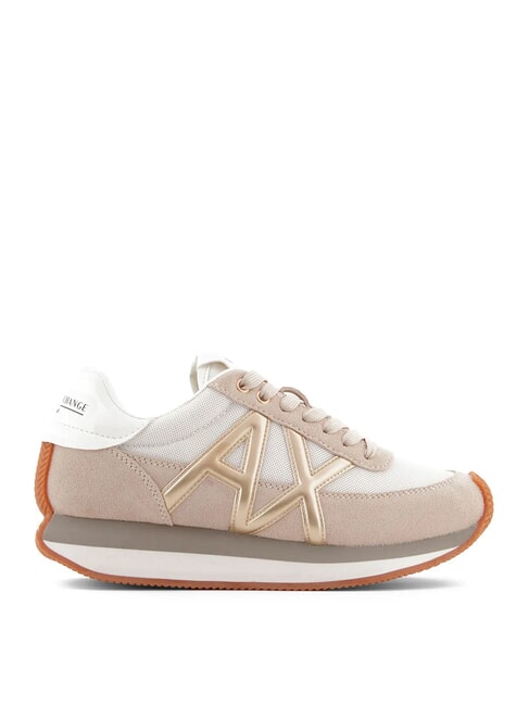 ROYALE SUEDE AIR MESH Baskets sable + or p&acirc;le - Chaussures Femme