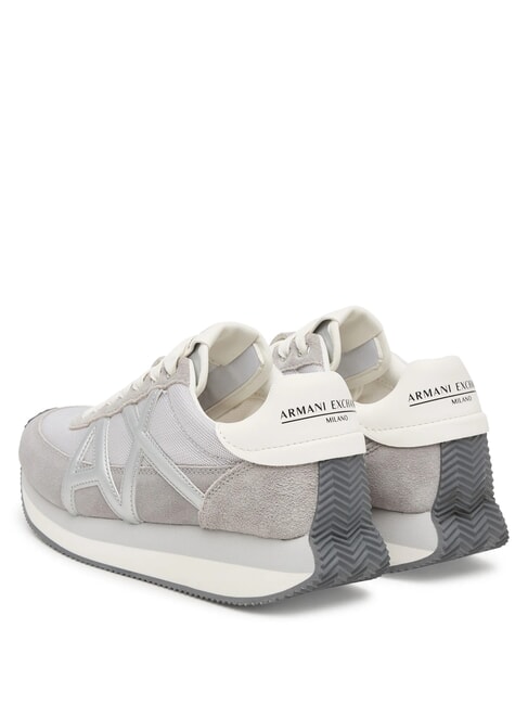 ROYALE SUEDE AIR MESH Baskets gris+argent - Chaussures Femme
