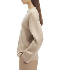 CALVIN KLEIN CK Pull col V à manches larges amphore - Chandails pour femmes - 3