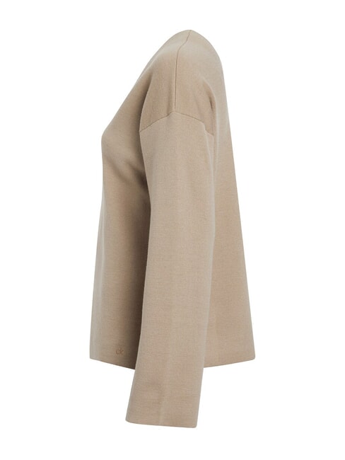 CK Pull col V à manches larges amphore - Chandails pour femmes