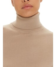 CALVIN KLEIN CK Pull col roulé en laine coupe slim amphore - Chandails pour femmes - 3