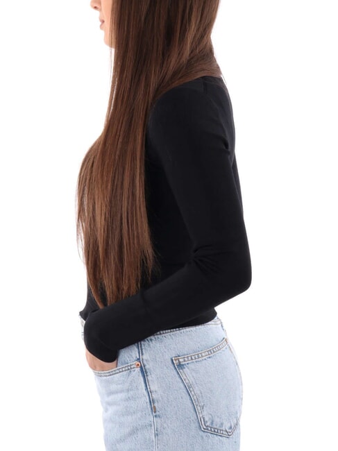 CK JEANS Pull avec d&eacute;coupe lat&eacute;rale ck noir - Chandails pour femmes