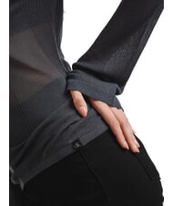 CALVIN KLEIN CK JEANS Pull ras du cou transparent &eacute;b&egrave;ne - Chandails pour femmes - 4