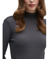 CALVIN KLEIN CK JEANS Pull col roul&eacute; en coton &eacute;b&egrave;ne - Chandails pour femmes - 4