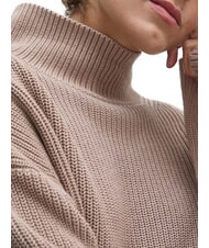 CALVIN KLEIN CK JEANS Pull col roul&eacute; en coton coupe d&eacute;contract&eacute;e ch&egrave;vre - Chandails pour femmes - 4