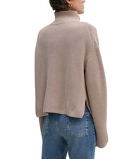 CALVIN KLEIN CK JEANS Pull col roulé en coton coupe décontractée chèvre - Chandails pour femmes - 2