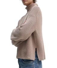 CALVIN KLEIN CK JEANS Pull col roulé en coton coupe décontractée chèvre - Chandails pour femmes - 3