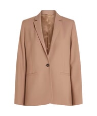 CALVIN KLEIN CK Veste blazer en laine mélangée à un bouton amphore - Vestes pour femmes - 4