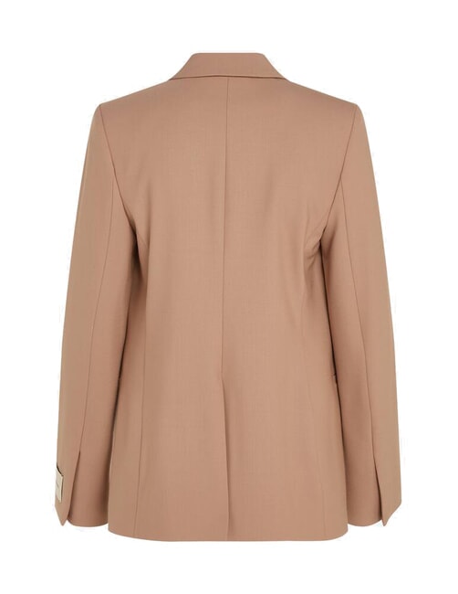 CK Veste blazer en laine mélangée à un bouton amphore - Vestes pour femmes