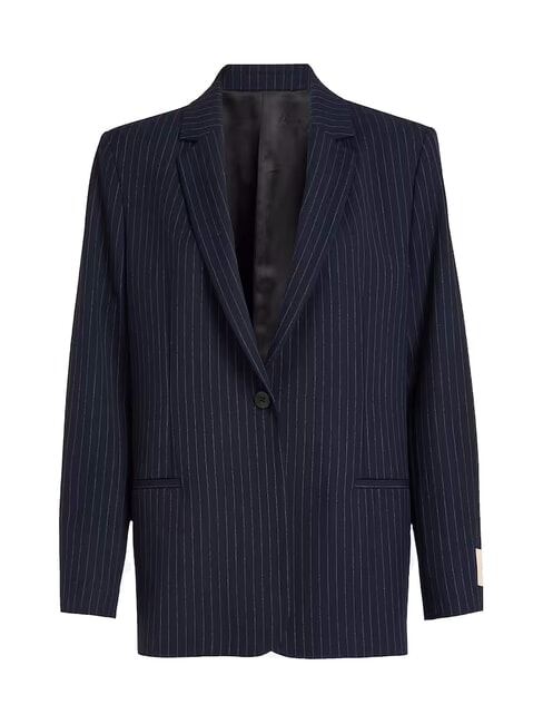 CK Veste blazer à rayures ciel nocturne / bande grise du matin - Vestes pour femmes