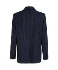 CALVIN KLEIN CK Veste blazer à rayures ciel nocturne / bande grise du matin - Vestes pour femmes - 5