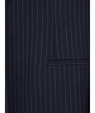 CALVIN KLEIN CK Veste blazer à rayures ciel nocturne / bande grise du matin - Vestes pour femmes - 6