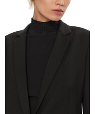 CALVIN KLEIN CK Veste blazer en laine mélangée à un bouton ck noir - Vestes pour femmes - 3