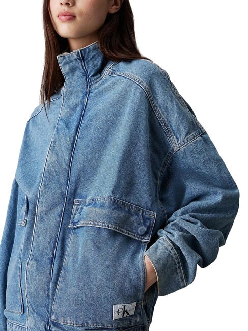 CK JEANS Veste en jean coupe décontractée denim foncé - Vestes pour femmes