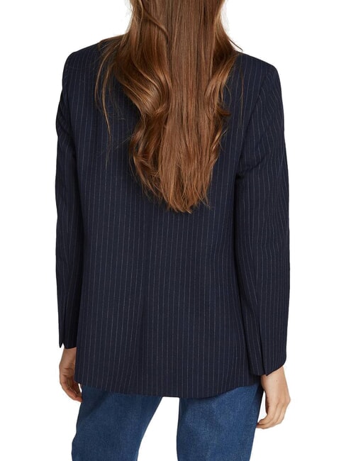 CK Veste blazer à rayures ciel nocturne / bande grise du matin - Vestes pour femmes