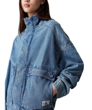 CALVIN KLEIN CK JEANS Veste en jean coupe décontractée denim foncé - Vestes pour femmes - 3