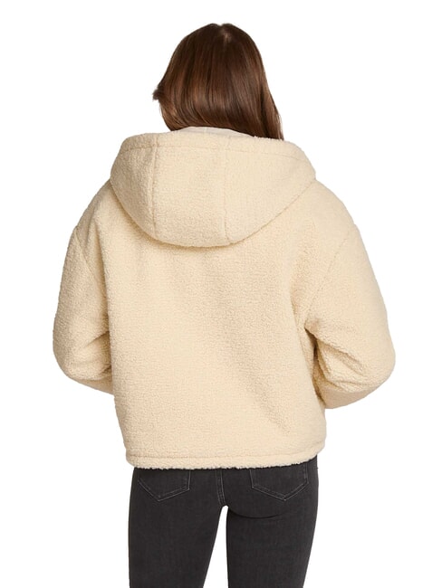 CK JEANS Veste polaire entièrement zippée avec capuche brume portuaire - Vestes pour femmes