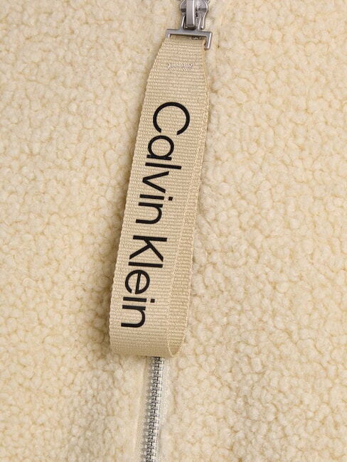 CK JEANS Veste polaire entièrement zippée avec capuche brume portuaire - Vestes pour femmes