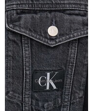 CALVIN KLEIN CK JEANS Veste en jean en coton gris denim - Vestes pour femmes - 3