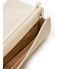 LOVE MOSCHINO LOGO Pochette avec bandoulière Ivoire - Sacs pour Femme - 5