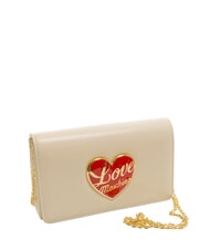 LOVE MOSCHINO LOVE HEART  Sac à bandoulière Ivoire - Sacs pour Femme - 2