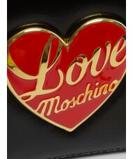 LOVE MOSCHINO LOVE HEART  Sac à bandoulière Noir - Sacs pour Femme - 3