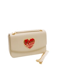 LOVE MOSCHINO LOVE HEART  Sac à bandoulière Ivoire - Sacs pour Femme - 2