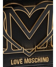 LOVE MOSCHINO LOGO Pochette avec bandoulière Noir - Sacs pour Femme - 3