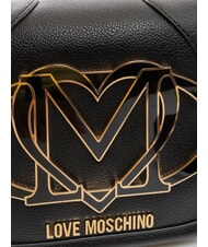 LOVE MOSCHINO LOGO  Mini sac à bandoulière Noir - Sacs pour Femme - 3
