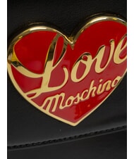 LOVE MOSCHINO LOVE HEART  Sac à bandoulière Noir - Sacs pour Femme - 3